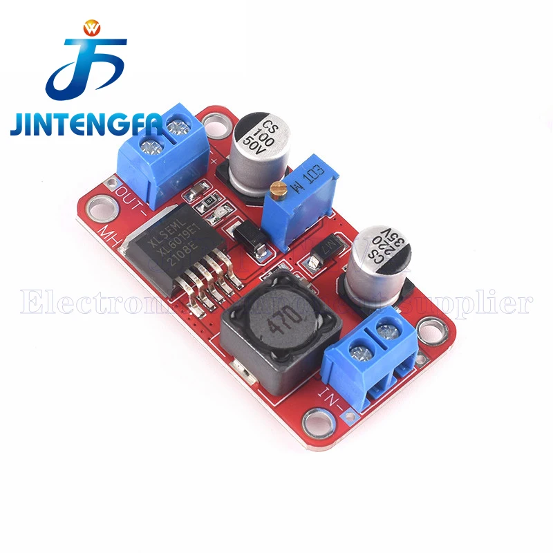 XL6019 DC-DC Booster module Power supply module output adjustable Super LM2577 XL6009 step-up module output 5V 12V 24V adjustabl