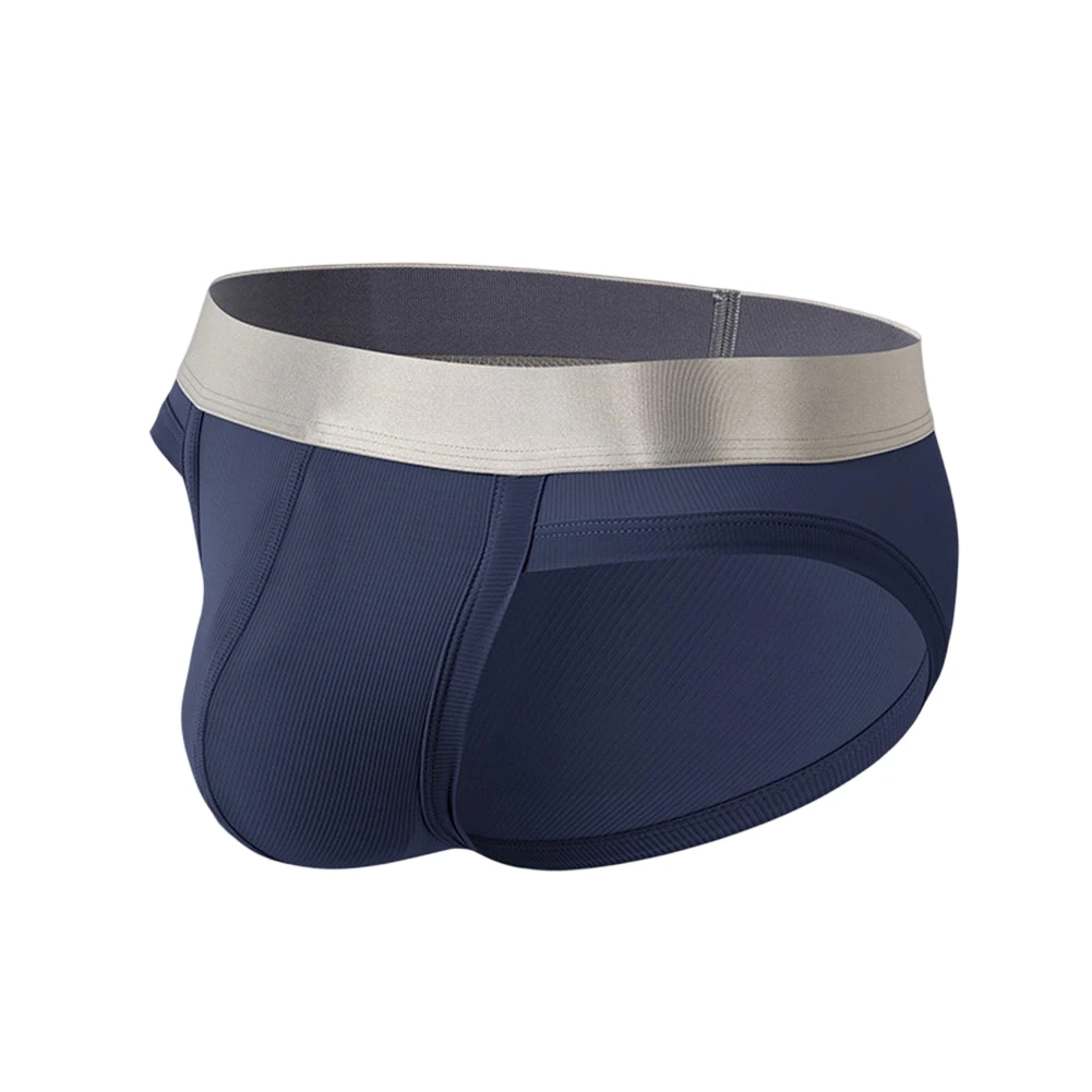 Men Separable Pouch Wide Waist Briefs Underwear Breathable Soft Pantie Underpant Low-rise Youth Underpant Health Care Trunks