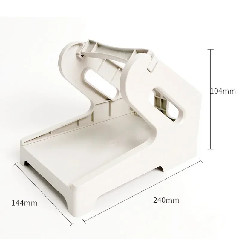 External Rolls Fan-Fold Paper Holder Label Holder for Desktop Thermal Label Printer