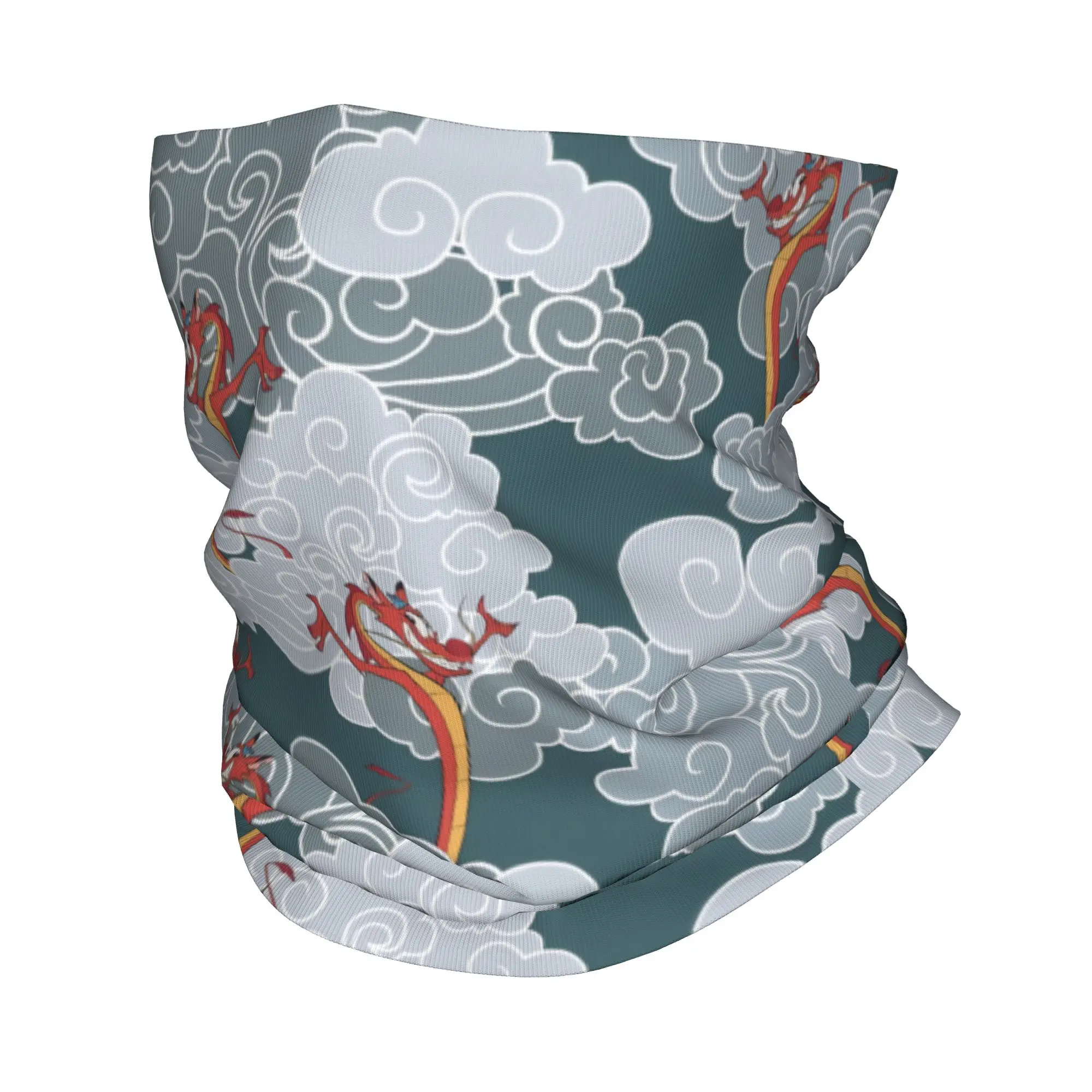 

Многофункциональный шарф-балаклава с принтом принцессы Мулан для лыжного спорта и бега, унисекс, согревающий шарф-воротник