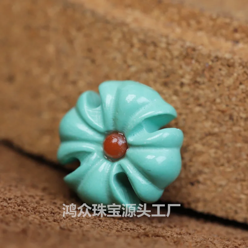 مغناطيسيت الفيروز السلام مشبك الظهر سحابة Pixiu التبعي diyTurquoise مصنع اكسسوارات المجوهرات بالجملة