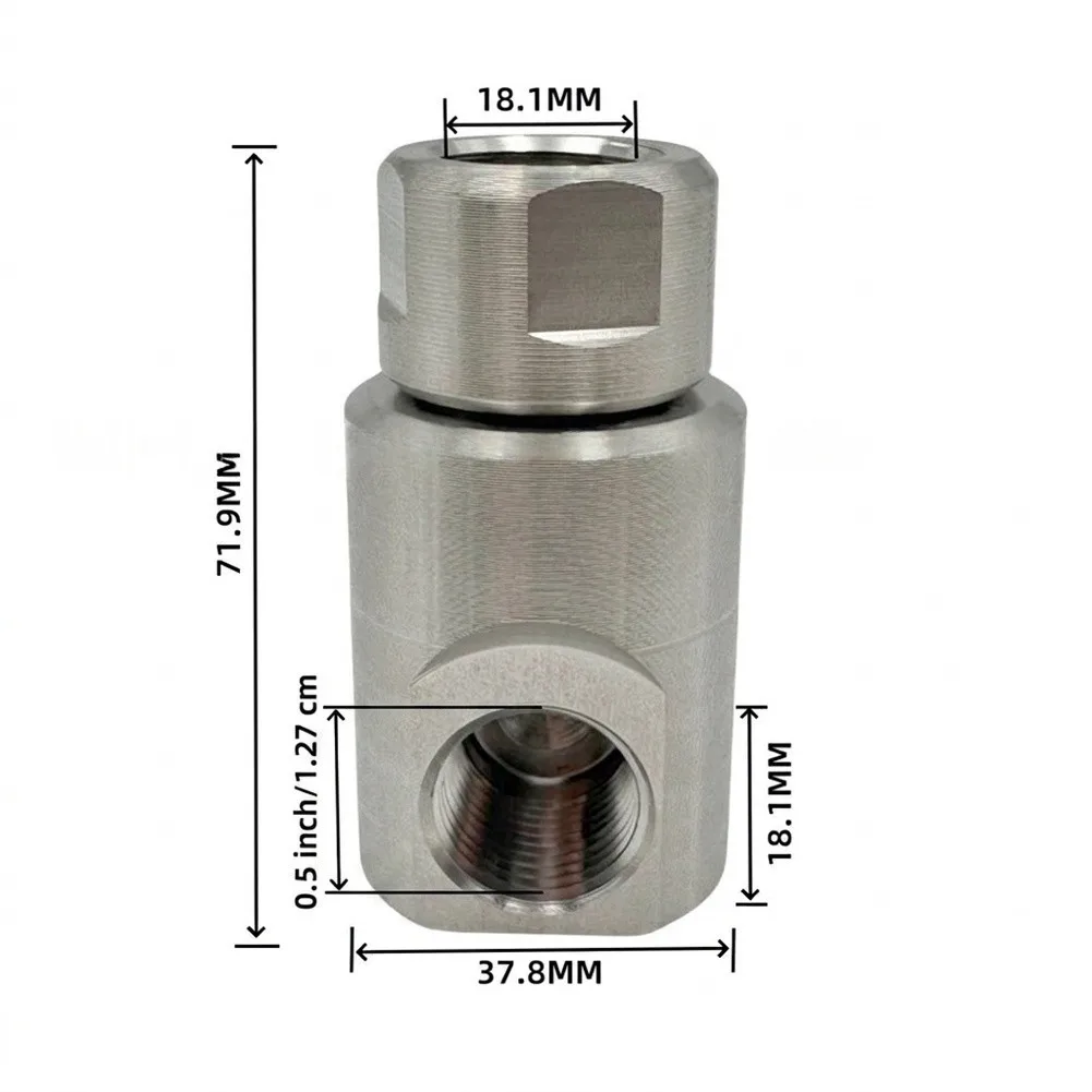 1/2 Inch For FXF Hose-Swivel 90-degree Rotational Rotary Joint With Grease Fitting For Home And Industrial Steel Reel