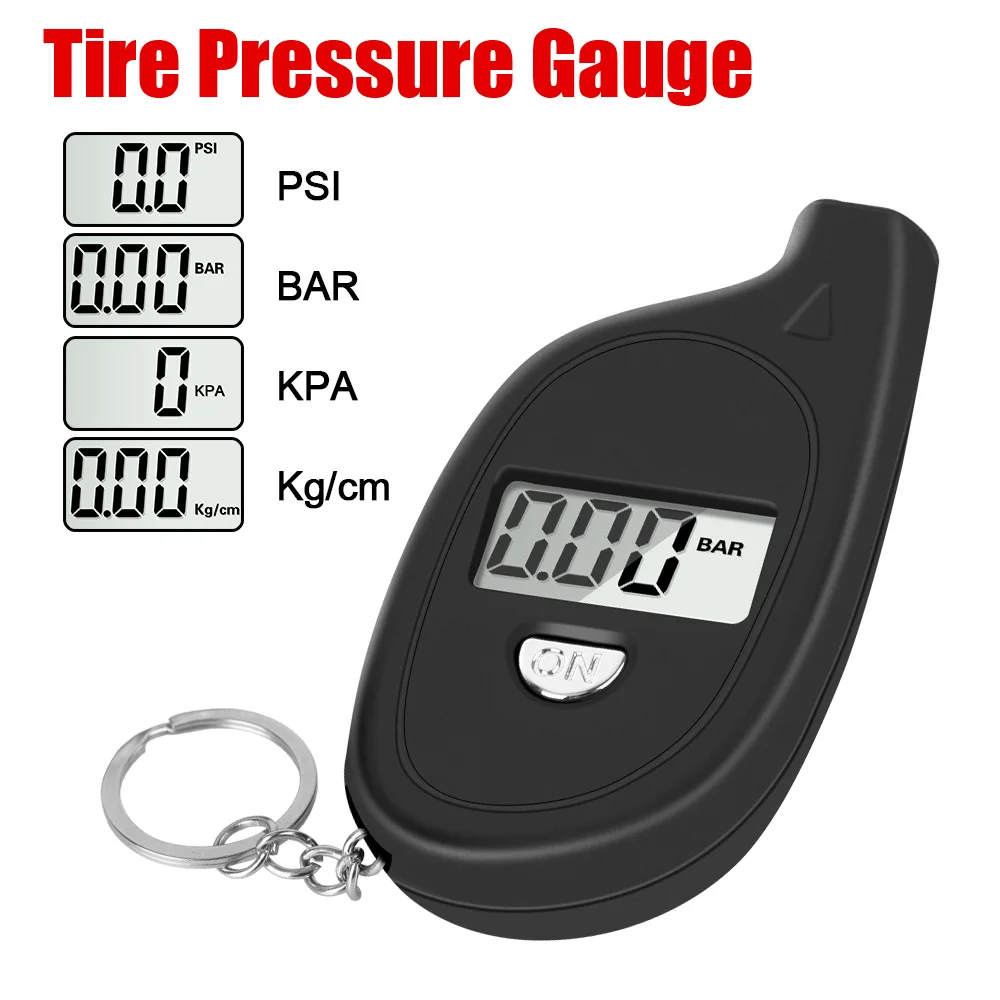 Test For Auto Car Motorcycle Tyre Pressure Gauge Meter Car Tire Manometer Barometers Tester Diagnostic Tools Electronic Digital