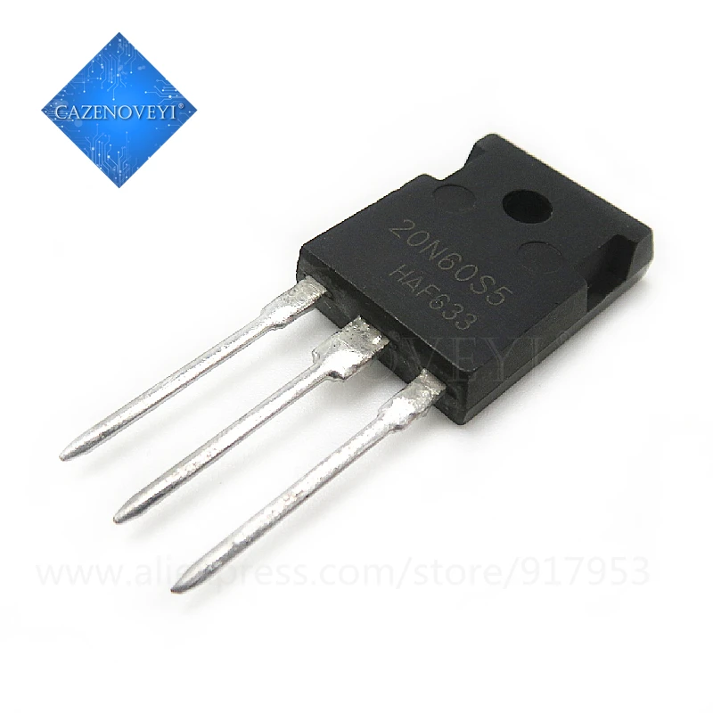 5pcs/lot SPW20N60S5 20N60S5 SPW20N60 N-channel FET  600V 20A