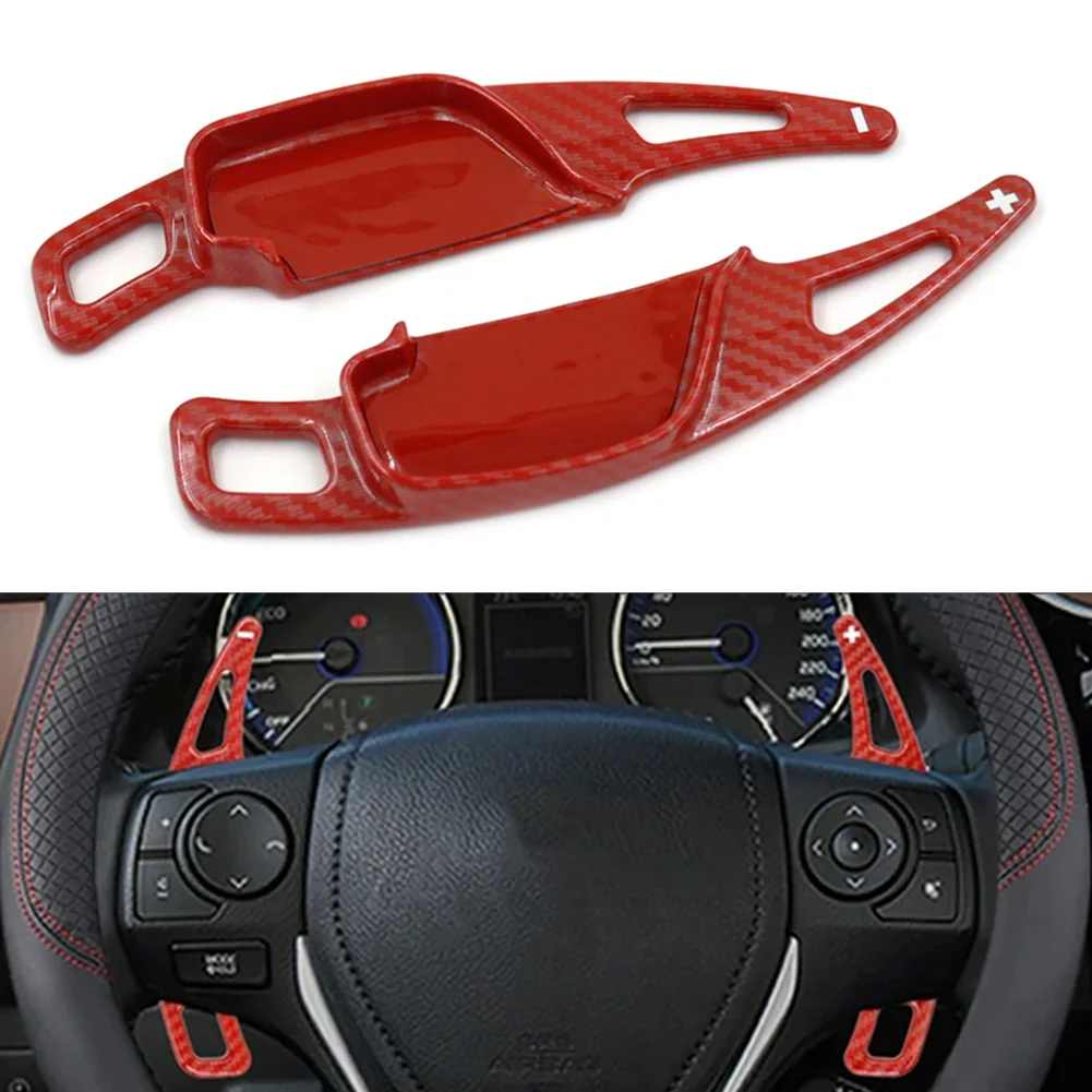 Car Steering Wheel Shift Paddle Extension Cover For Toyota Corolla Camry RAV4 Zelas Reiz Levin Vios Yaris