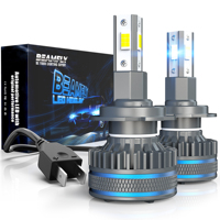 100W H7 LED Headlight Bulb T3 9005/12 H11 D2 Lens dedicated Car Light Bulb 6000K White 18000LM CSP Plug&Play Fog Headlight Bulb