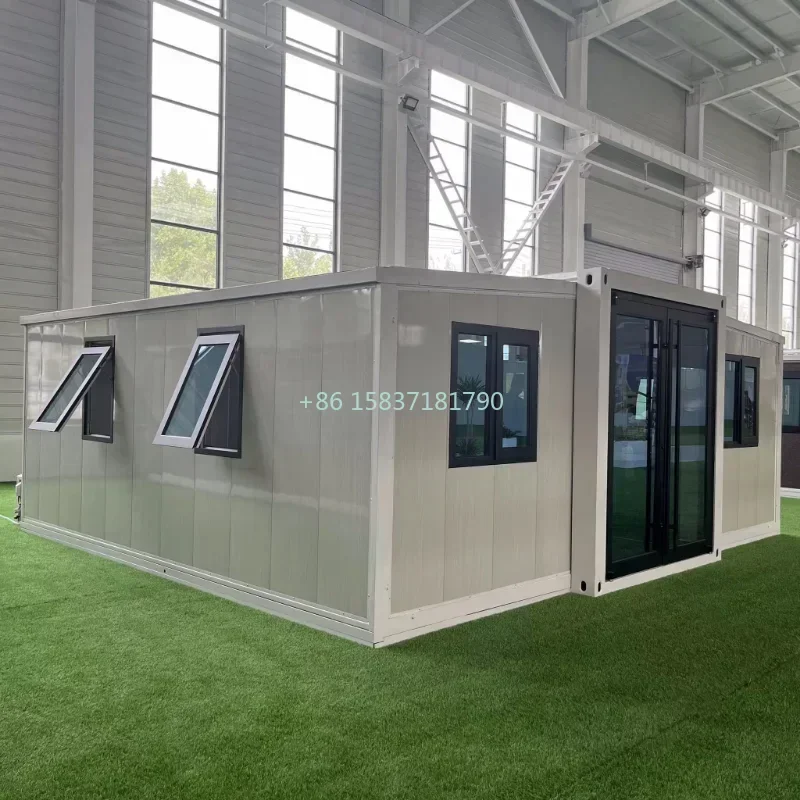 Easily Assembled Expandable Folding Container House Luxury Living Prefabricated Mobile Home House Container with 2 3 Bedrooms