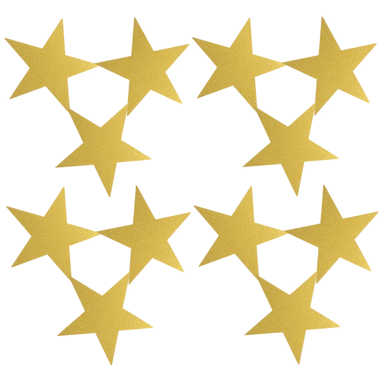 

20pcs Five-pointed Star Paper Cutting Colorful Decorative Wall Classroom Kindergarten Party Room DIY Cutouts Shapes