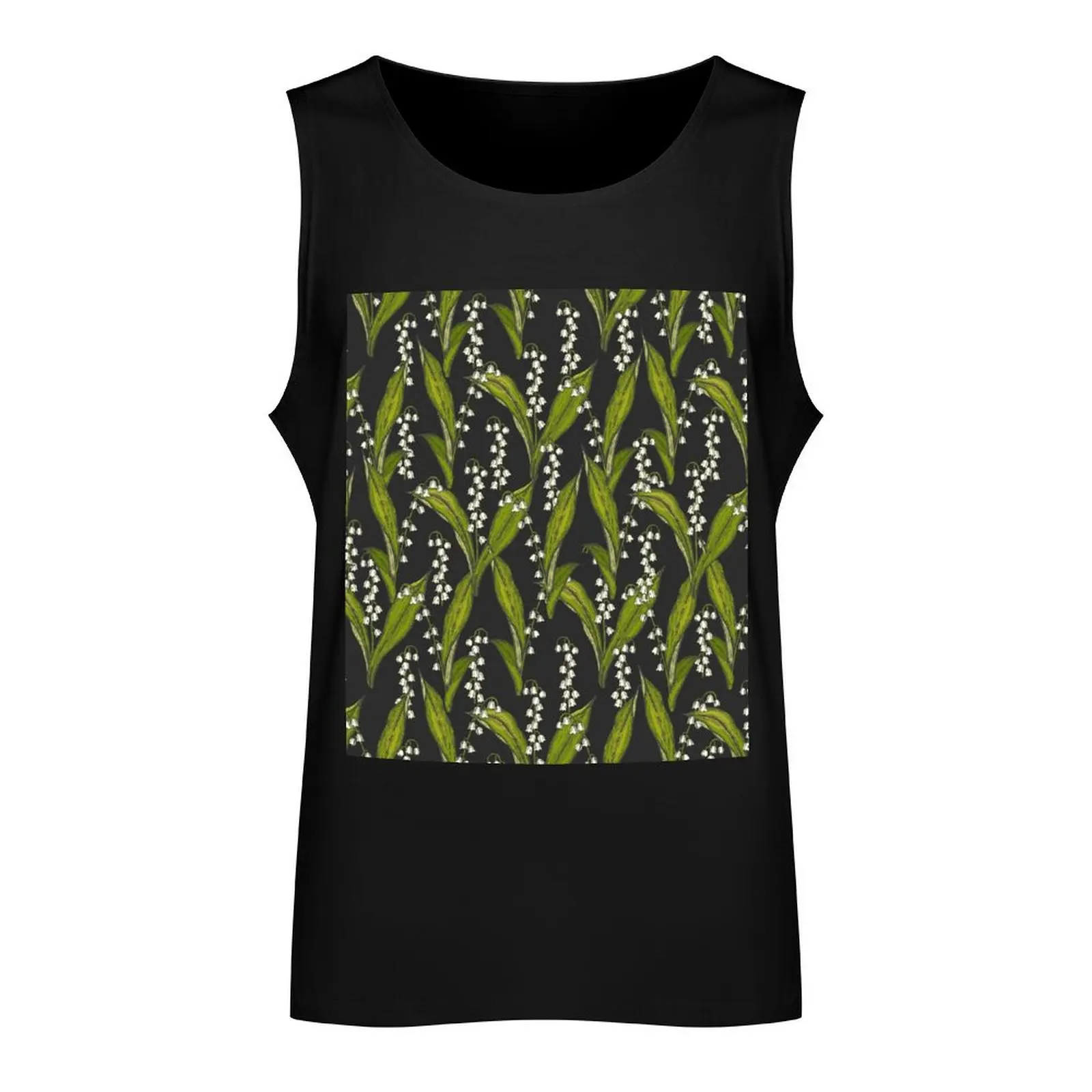 Lilies of the valley Tank Top gym clothing men sports clothes for men t-shirts man