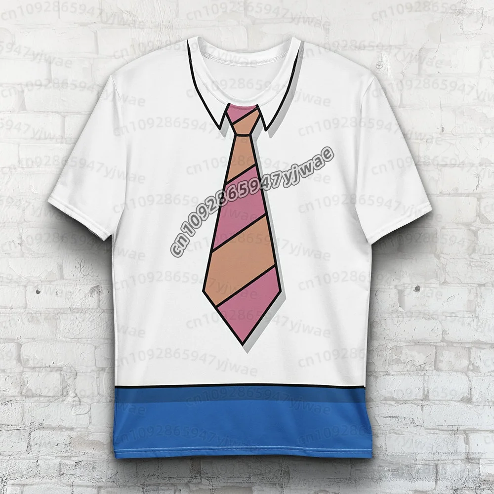 Summer Men's Women's kids Cosplay T-Shirt The Simpsons Character All Over T-shirt Men Women Short Sleeve kids cosplay T-shirt
