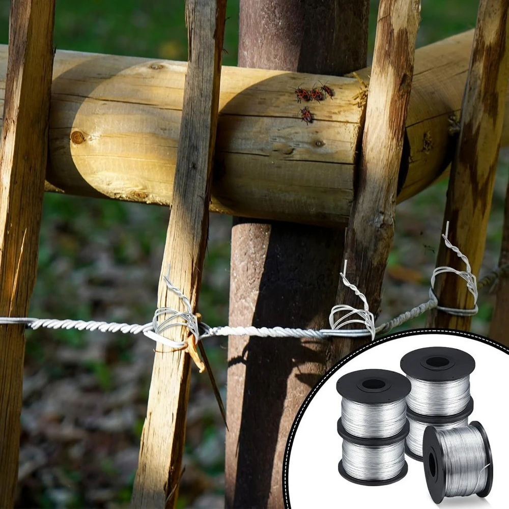 0.8 مللي متر قطر حديد التسليح التعادل سلك لفائف 5 لفة المضادة للأكسدة أداة صناعية طول 110 متر لتغليف المنتجات الحرف اليدوية