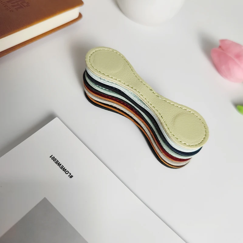 Магнитная кожаная закладка Crazy Horse Кожаная закладка Мощная магнитная закладка в стиле ретро Ins