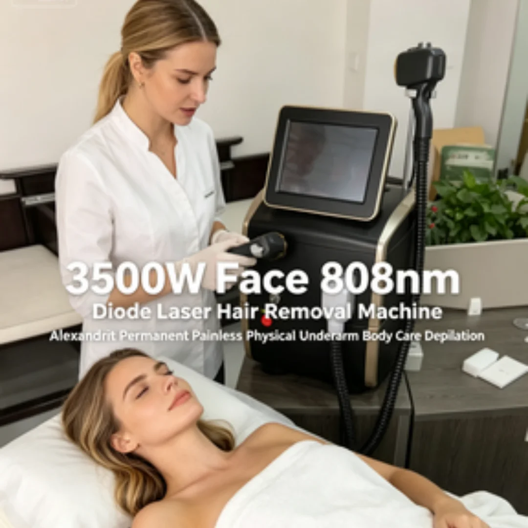 

2025 Powerful 3500W Alexandrite Ice Platinum Laser Epilator Professional Diode Laser Machine Permanent Hair Remover for Woman