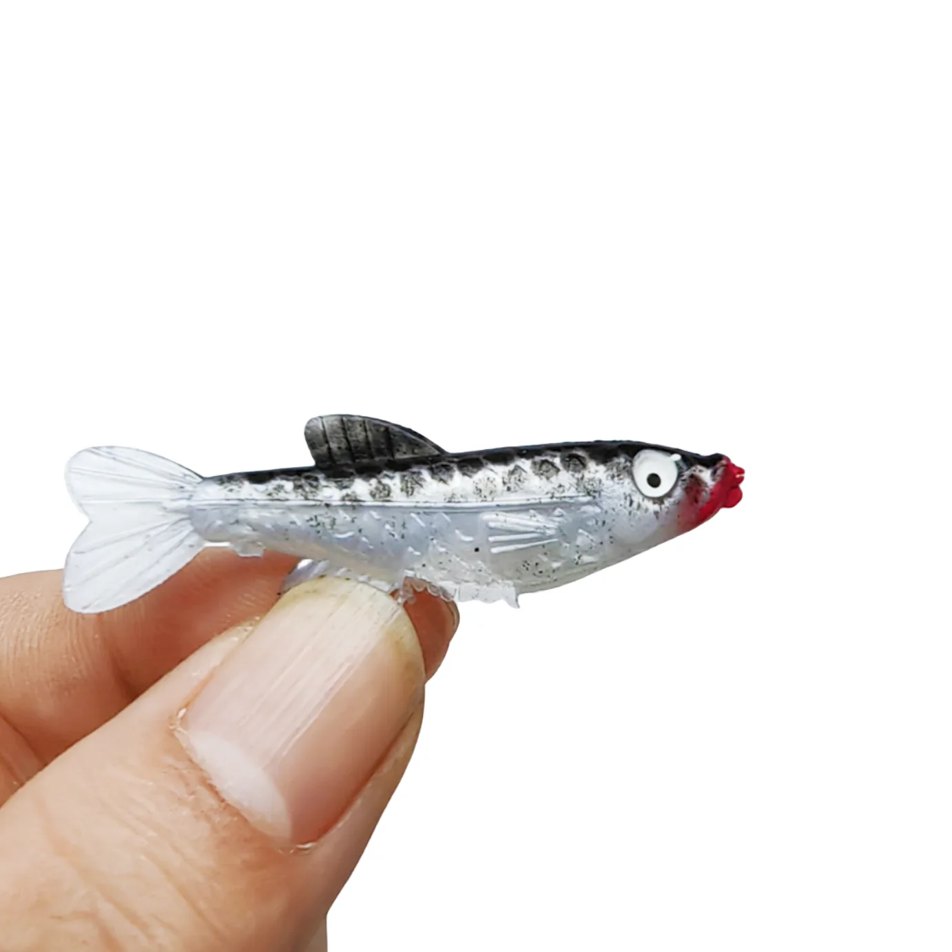 MUKUN New 5pcs  Soft Lures  Artificial Tackle Bait 4.5cm 1g Goods For Fishing Sea Fishing Rockfishing Swimbait Wobblers