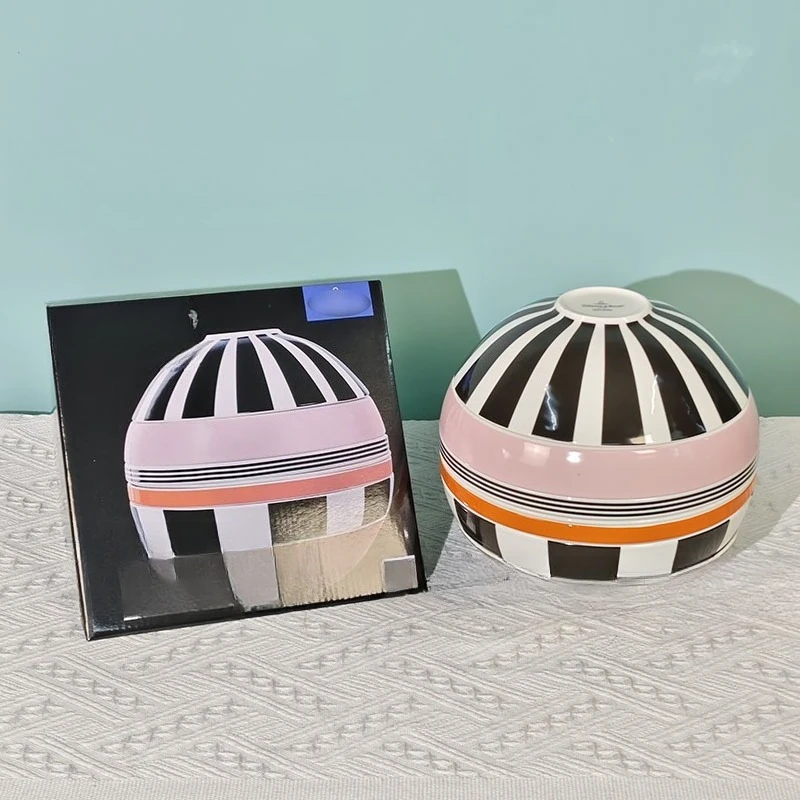 Ceramic spherical tableware set dining table ornament gift