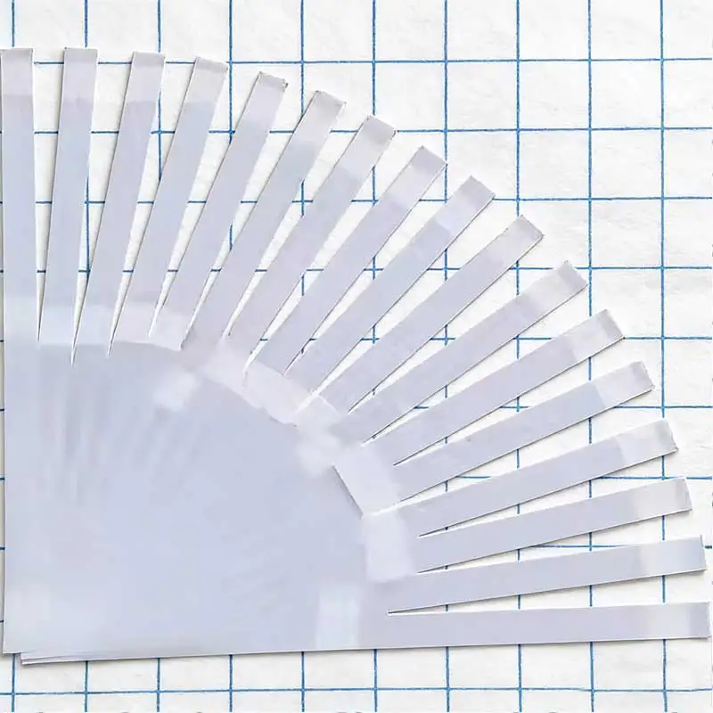 20Pcs 15mm/10mm Wide Thermal Glue Strips for Books Repair Bookbinding Mesh Backing EVA Hot Melt Adhesive Binding Machine Supplie