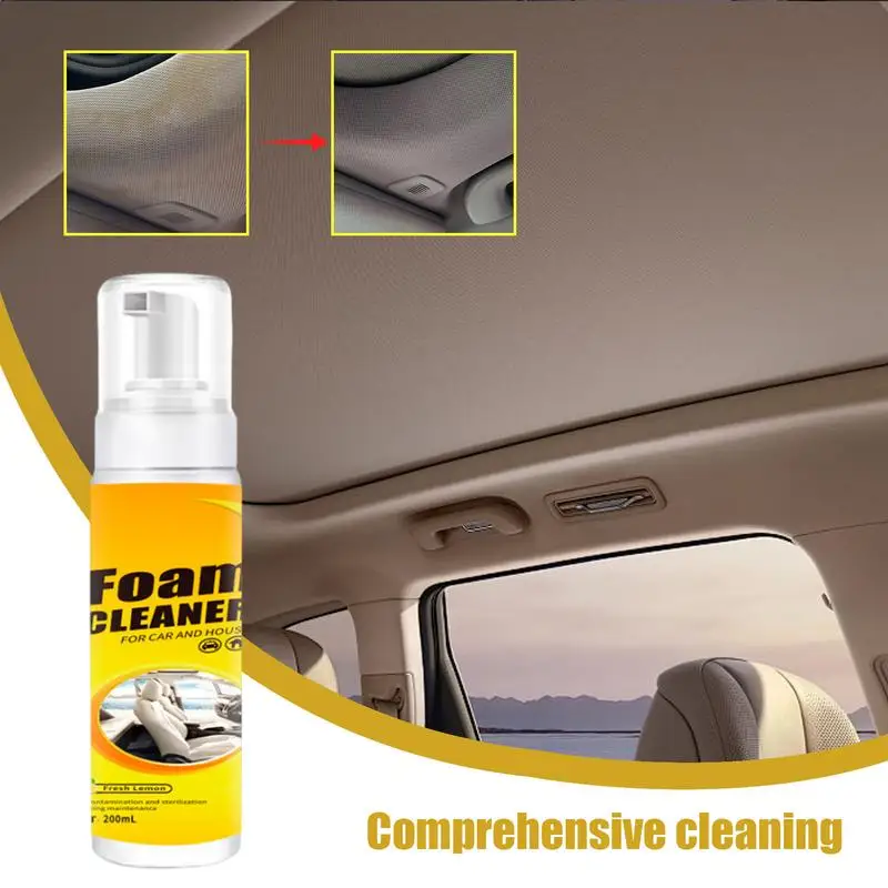 Car Cleaner Interior 200ml Car Detailing Supplies Windshield Cleaner Multi-Purpose Car Accessories Car Window Cleaner For Glass