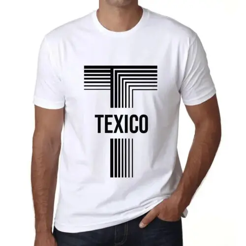 Herren Grafik T-Shirt Texico Öko-Verantwortlich Vintage Jahrgang Kurzarm Lustige