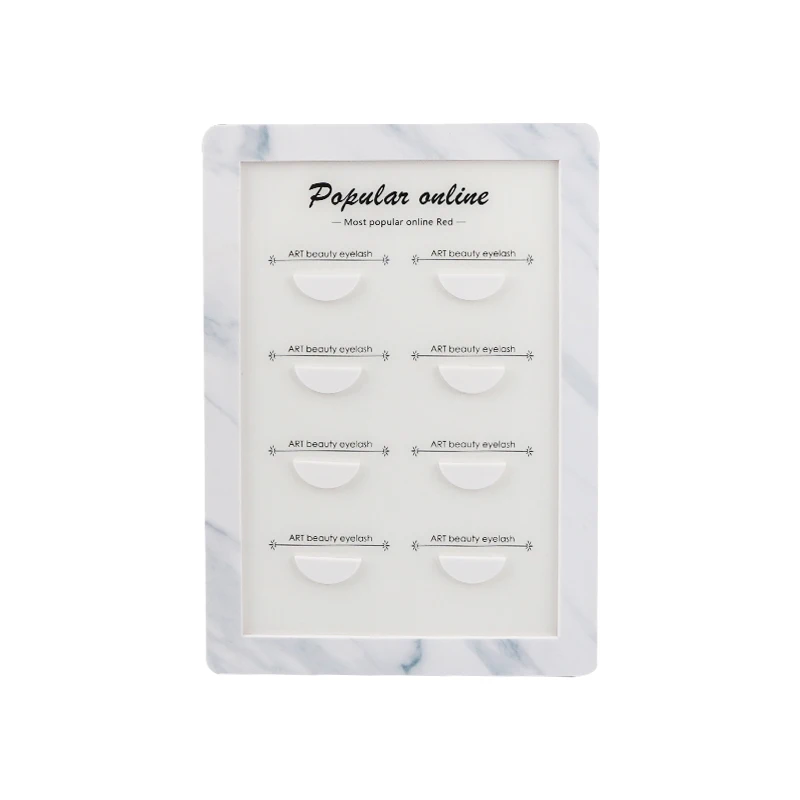 False Eyelash Display Board Lash Holder For Eyelash Extension Fake Eyelash Display Rack Eyelashes Try on Effect Exhibit Tools