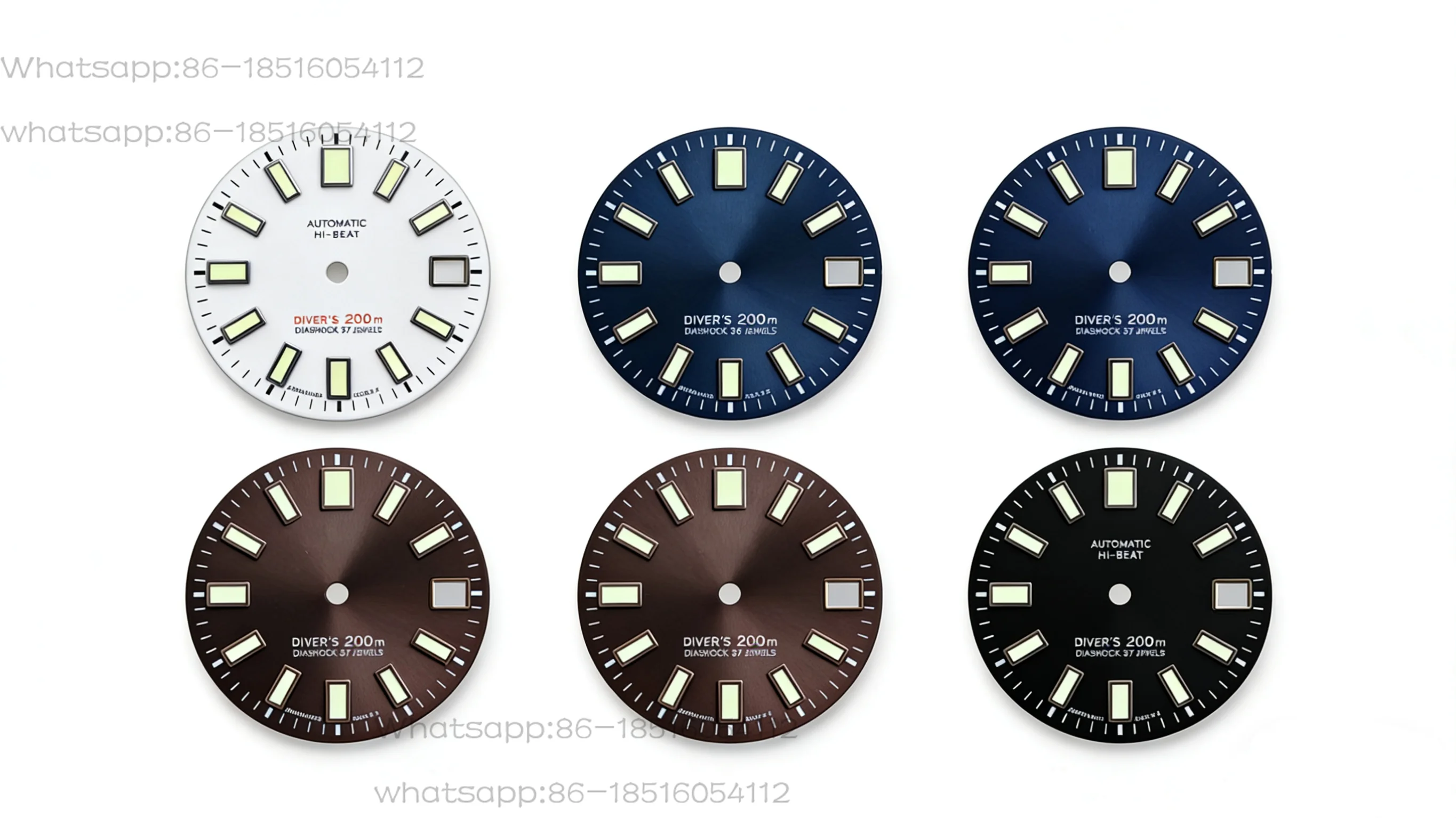 28.5mm Automatic HI-BEAT Diver Dial C3 Green Luminous 200m High-quality Replacement Dial, Compatible with 6R/NH35