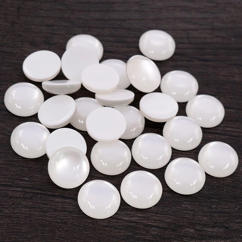 New Fashion Hot Sale 40pcs 8 10 12mm Mix Colors Flat back Resin Cabochons Cameo
