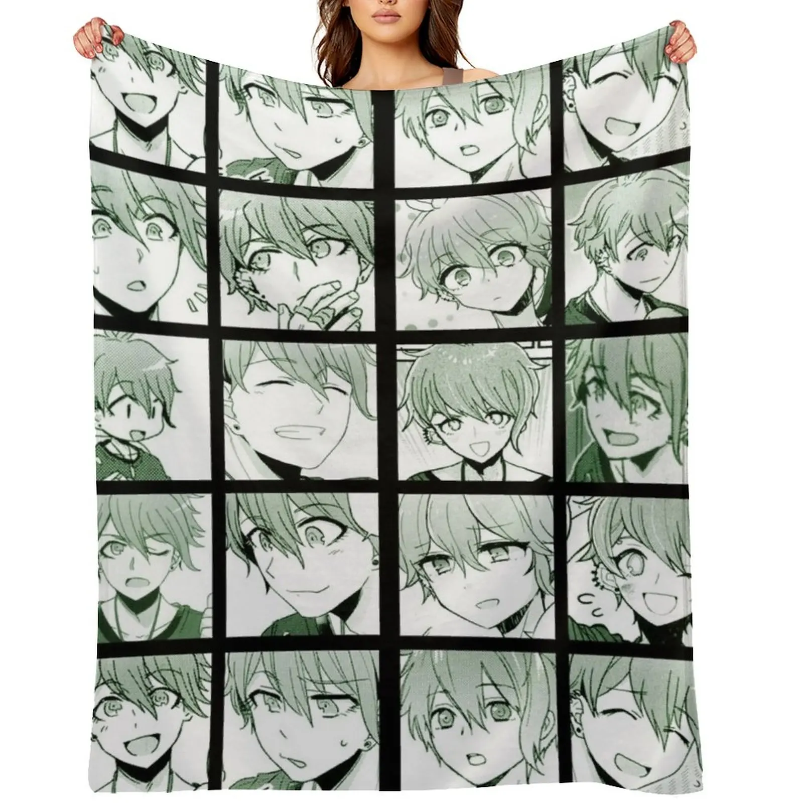 

Rantaro Manga Collection (Colored) Throw Blanket Sofa Cute Plaid wednesday Summer Beddings Blankets