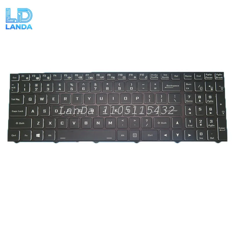 لوحة مفاتيح أمريكية بإضاءة خلفية لأجهزة الكمبيوتر Hansung TFG2567 2577 5275 5275T 7275T 252 5135U 5450UC 5470UC 5550UC 5625UC 7130H 7240P