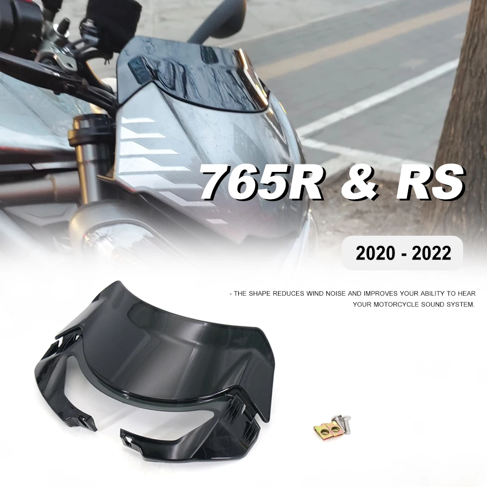 

Новый лобовое стекло мотоцикла, спортивный дефлектор ветра для Street Triple 765S 765RS 765R 765 RS R S S660 S 660 2020 2021