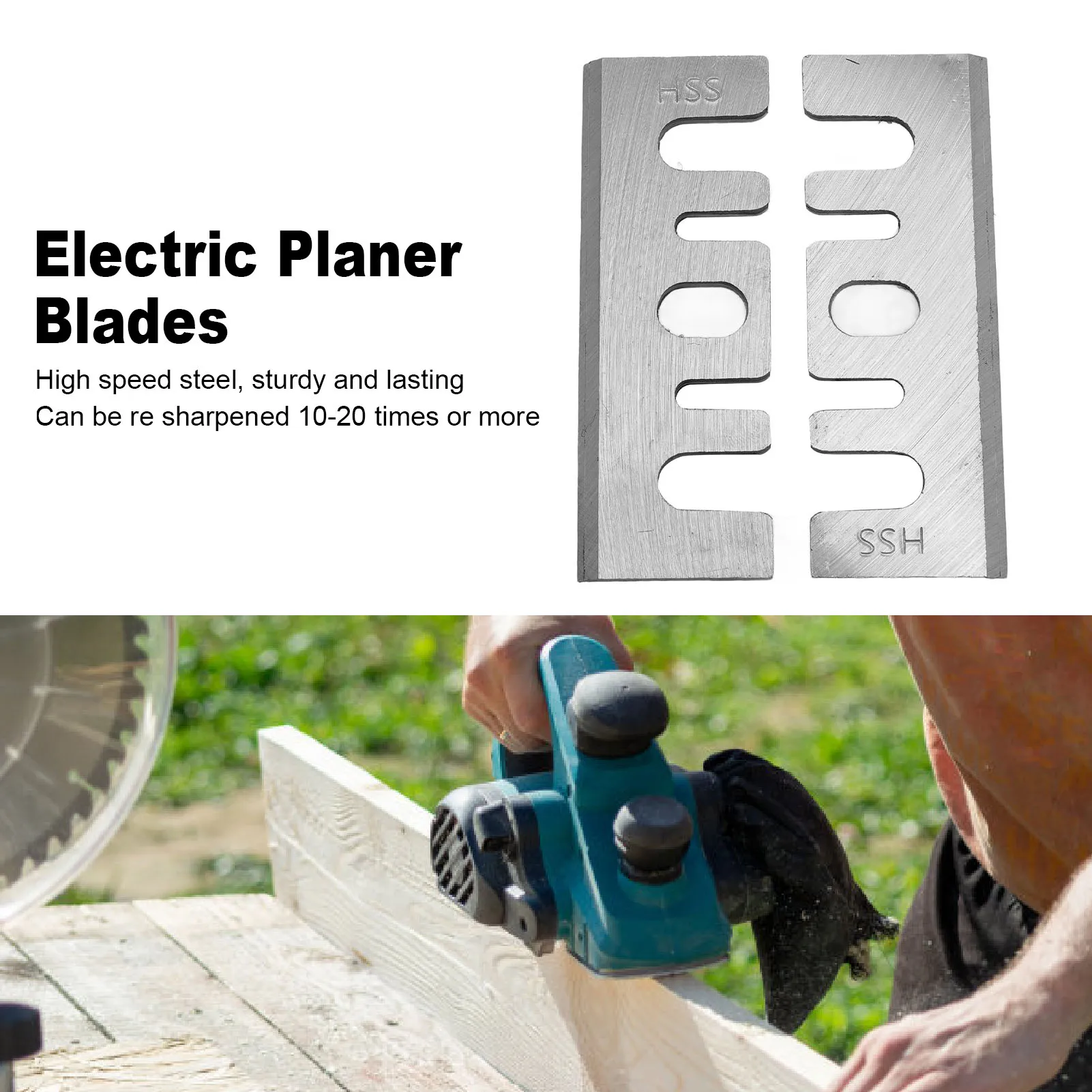 Re Sharpenable Planer Blade Accurate Design Incisive Cutting Versatile Usage Electric Planer Blades for P20ST P20SF P20SB