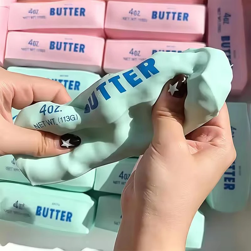 Knuspriger Butter-Stick Squishy Fidget-Spielzeug Knusprige Squishies Quetsch-Stressball ASMR Anti-Stress-Entspannung Handgeschenk Spielzeug für Erwachsene – Detail 4