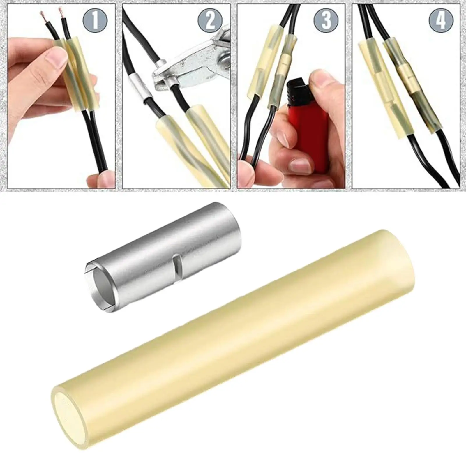 Electrical Wire Connector Rubber Waterproof Submersible Pump Splice Kit Underground Cable Repair Set for Outdoor Use