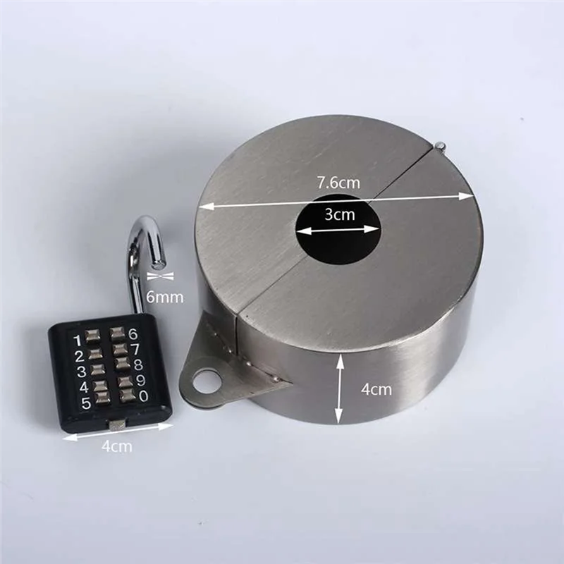 

VEHO-Faucet Cover Outdoor Faucet Lock System -Gate Valve Lockoutdevice -Prevent Water Theft By Cover And Code Lock, Stop Unautho