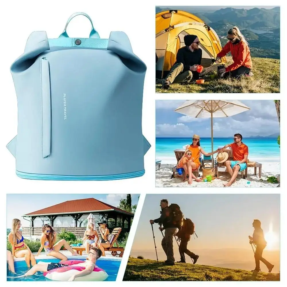 Grande Capacidade Natação Saco De Armazenamento, Impermeável, Antifouling Fitness Mochila, Seco e Molhado Separação, Saco De Praia, Moda