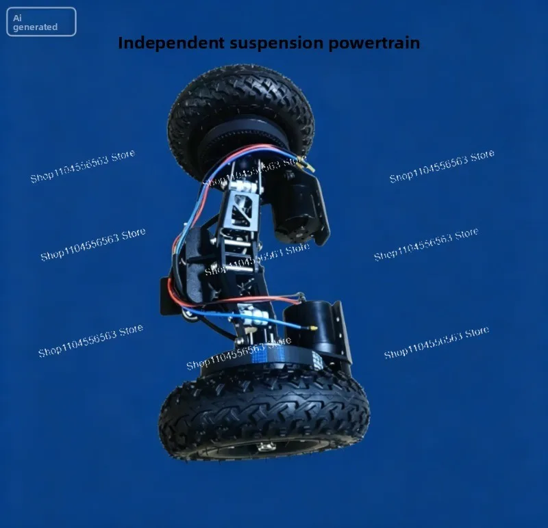Suspensión Independiente para Patineta Eléctrica Todoterreno – Puente Amortiguador, Mejora 4WD para Mountainboard