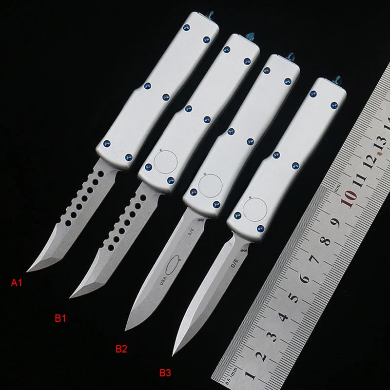 

Silver UTX70 UTX-70 Knives Tactical Pocket Knife UT UTX 70 High End CNC 6061 EDC Tool