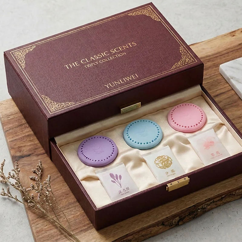 Toiletten-Aromatherapie-Box, fester Lufterfrischer, desodorierende Box, langanhaltender Duft für Kleiderschrank, Badezimmer, Geruchsentferner, Lila
