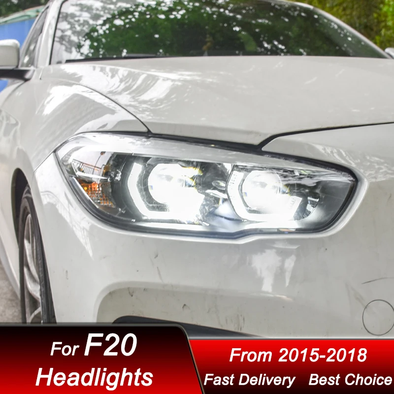 

Car Headlights For BMW 1 series M F20 2015-2018 FULL LED Headlamp Assembly Upgrade High Configure Projector Lens Accessories Kit