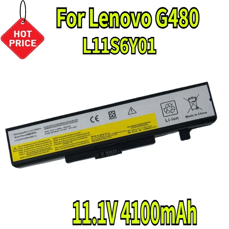 

11,1 В 4100 мАч L11S6Y01 Аккумулятор для ноутбука Lenovo G480 G485 G510 G580 G585 Y480 Y485 Y580 Z480 Z580 ThinkPad E430 E530 45N1043
