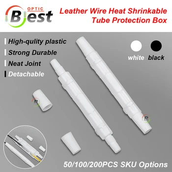 Glasfaser-Schutz box Abnehmbare Kabels chutz box Kleine Rundrohr-Schrumpf schlauch zum Schutz der Faser spleiß schale