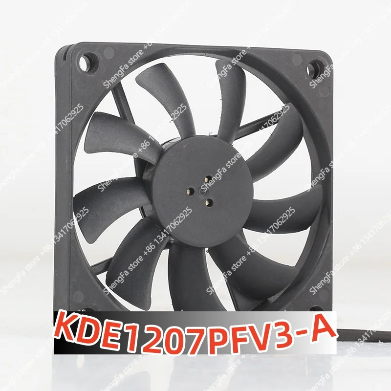 Original Sunon 5V 24V 48V 7010 70X70X10MM 7CM Speed measuring Maglev Mute KDE1207PFV3-A cooling fan DC 12V 1.1W