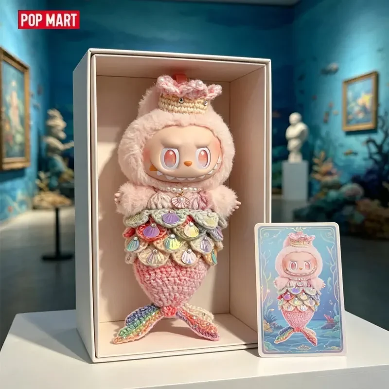 POP MART Devliegende LABUBU THE MONSTERS MOKOKO Mermaid Series Vinyl Plush Blind Box Toys Mystery Box Kawaii Dolls Girls Gift