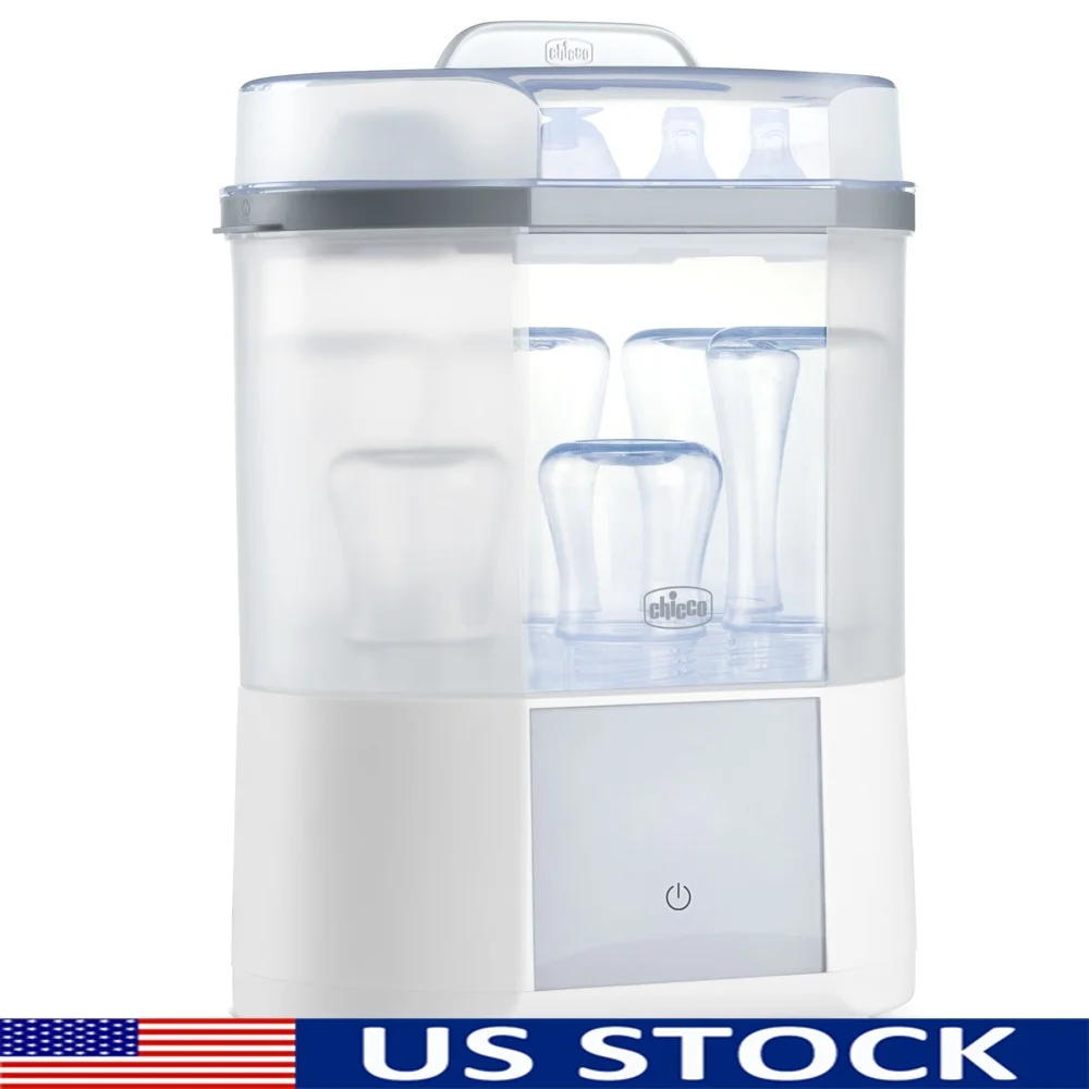 

Advanced Electric Steam Sterilizer Dryer Touchscreen Baby Bottles Pacifiers Toys Automatic Shut-Off Hygienic Drying System