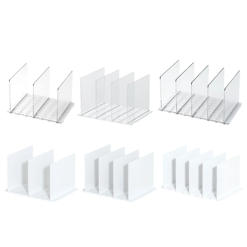 Stackable Shelf Dividers Decoration for Tidying Closet Storage and Organization