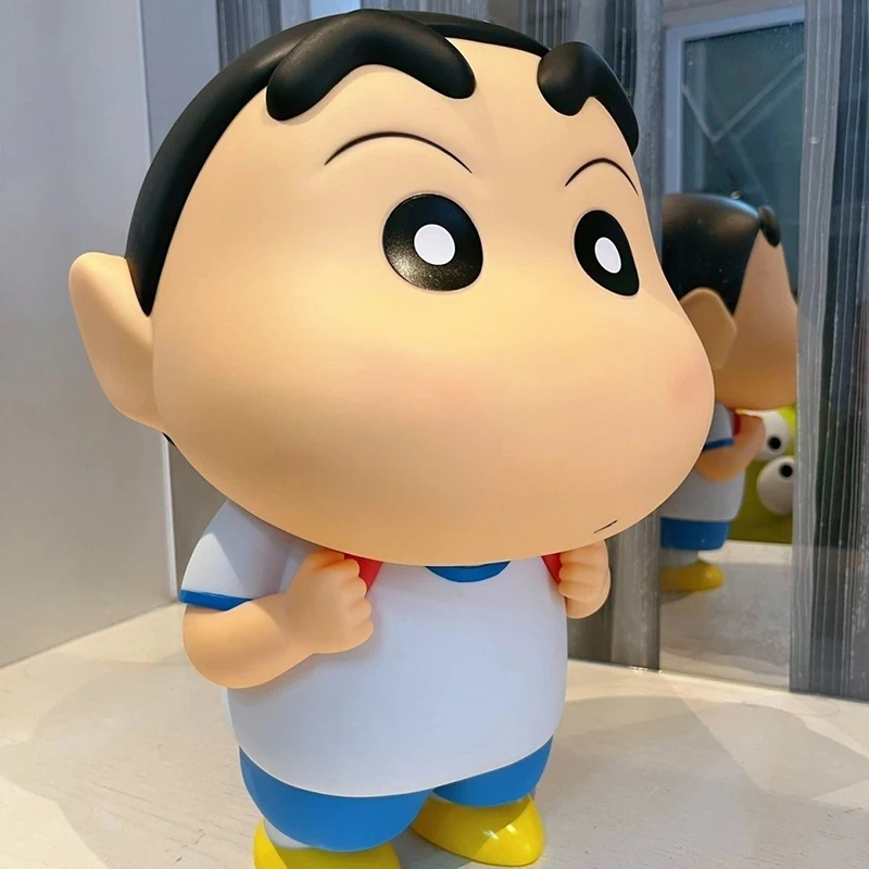 13Cm Anime Crayon Shin-chan Figuur Gk Nohara Shinnosuke Leuke Kikker Hoed Action Figure Pvc Desktop Decoratie pop Verjaardagscadeau