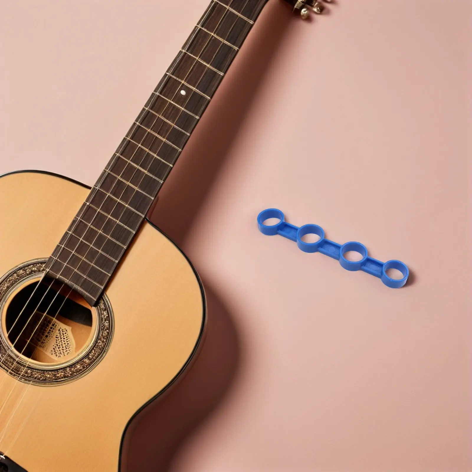 Herramienta de Práctica para Dedos de Guitarra, Fundas de Expansión para Dedos, Grandes, Azules, Mejoran la Flexibilidad y el Control, para Piano, Ukelele, Principiantes, Portátiles