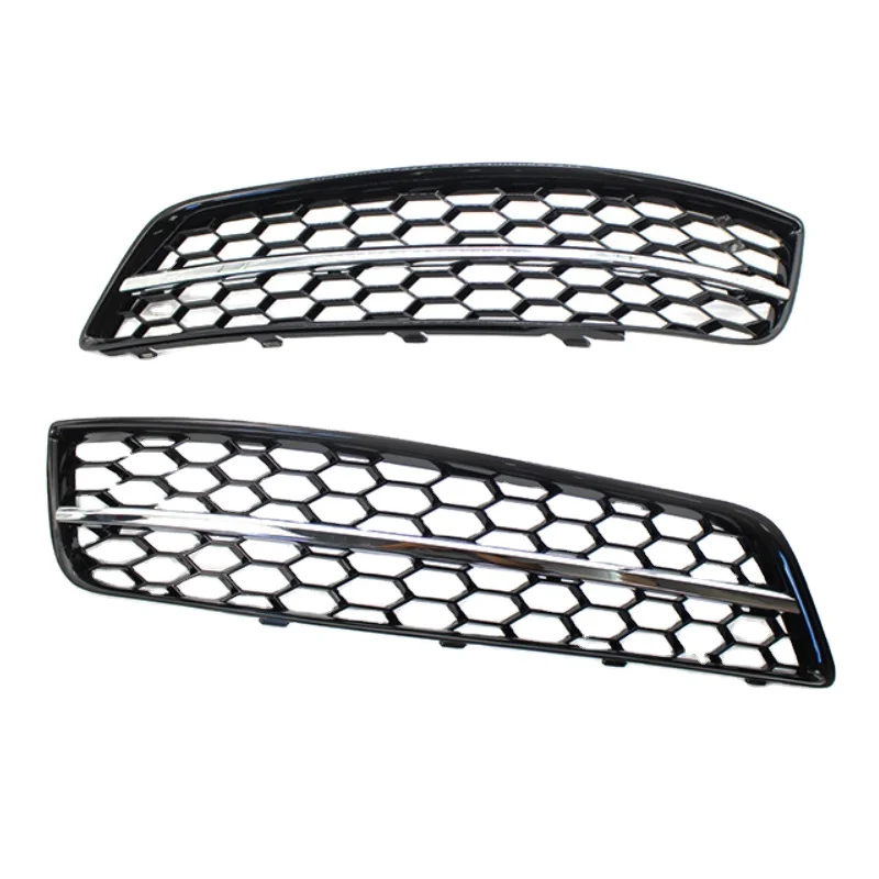 

High Quality Car Accessories Front Bumper Led Fog Lamp Frame Honeycomb Mesh Grills for audi A3 8P ABS Black Silver 2007-2012