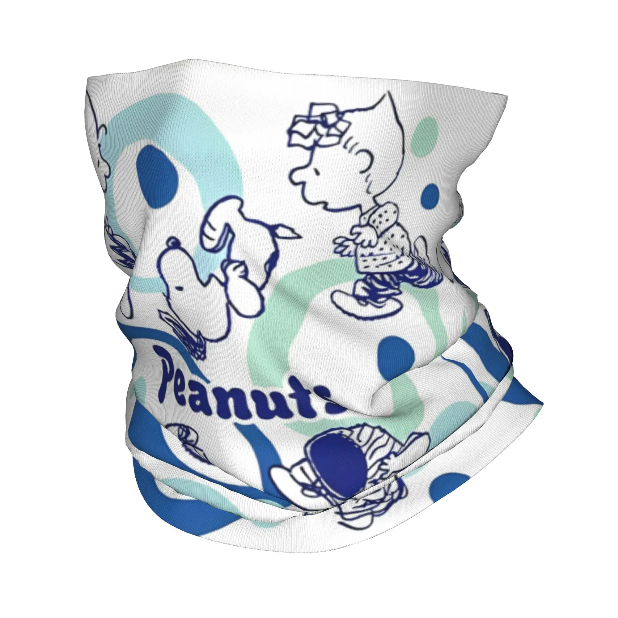 

Snoopys Spinning in Fun Circles Bandana Neck Gaiter Printed Mask Scarf Multi-use Face Mask Fishing for Men Women Adult Windproof