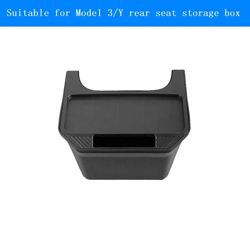 Car trash can rear center console storage box umbrella storage box interior accessories suitable for Tesla Model 3/Y
