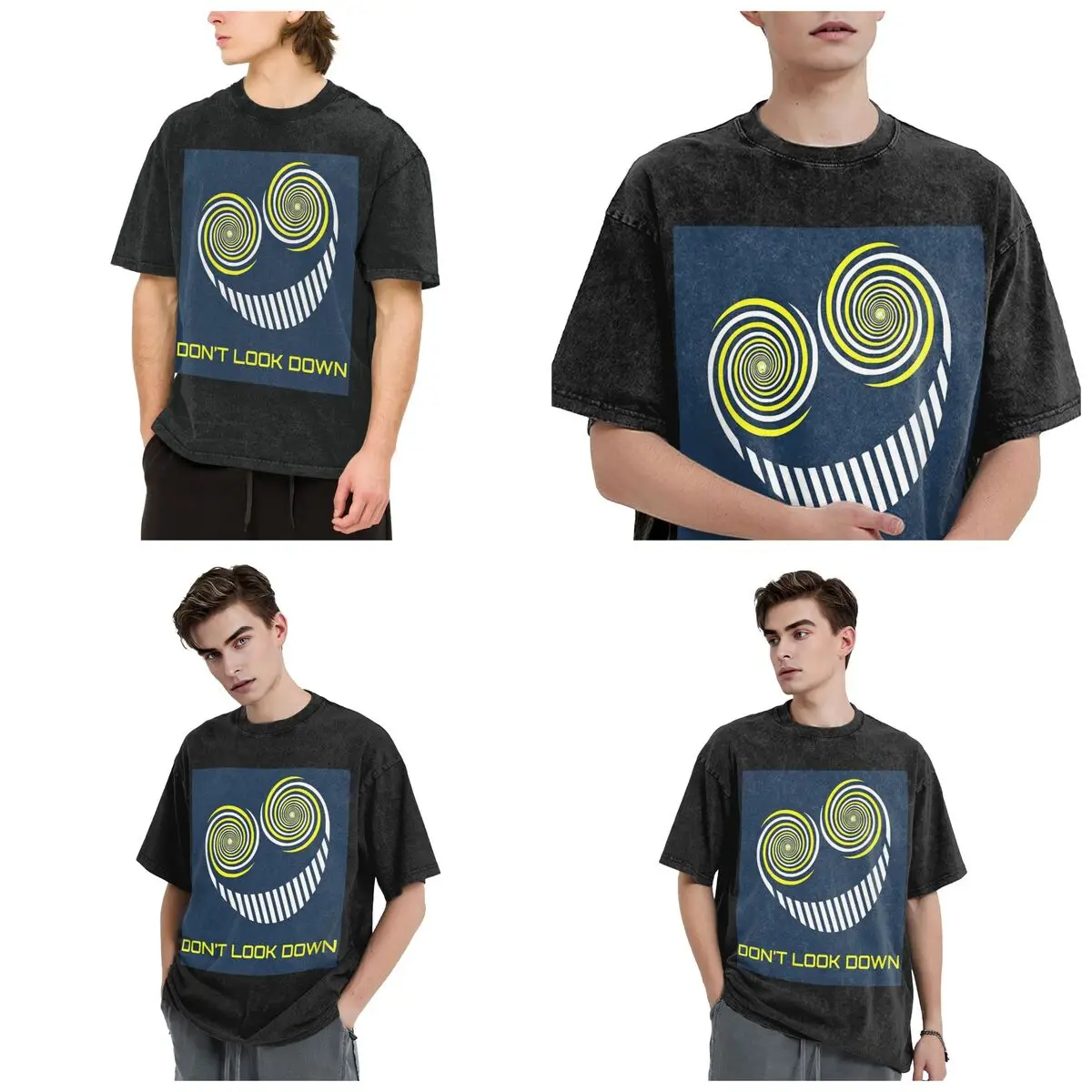 The Smiler Alton Towers Uniform Outfit Merch UkActive Hip Hop Short Sleeve T-Shirts Washed Tops Tees Streetwear T Shirt Harajuku