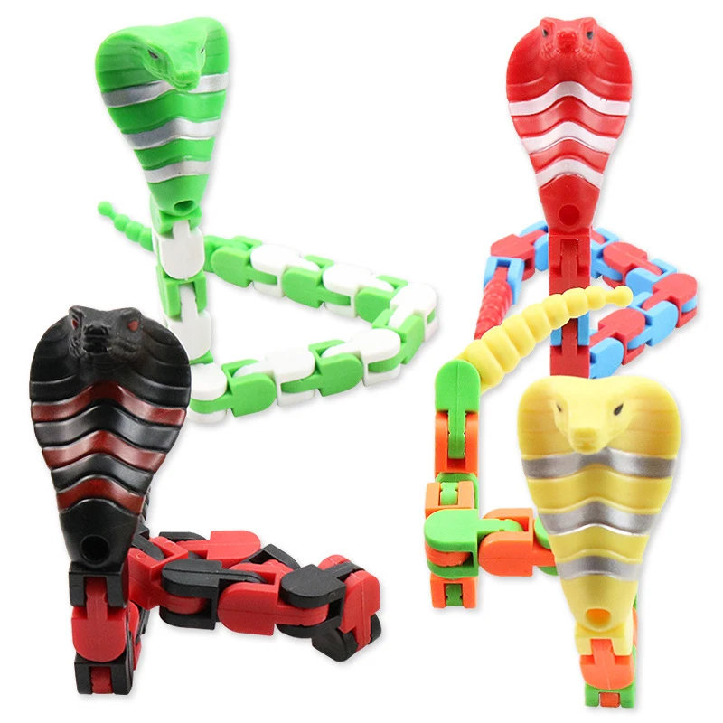 6PCS Wacky Tracce Serpente Sensoriale Agitarsi Sollievo dallo stress ADHD Autismo Ansia Terapia Giocattoli per bambini Juguetes Antiestrés Para Niños